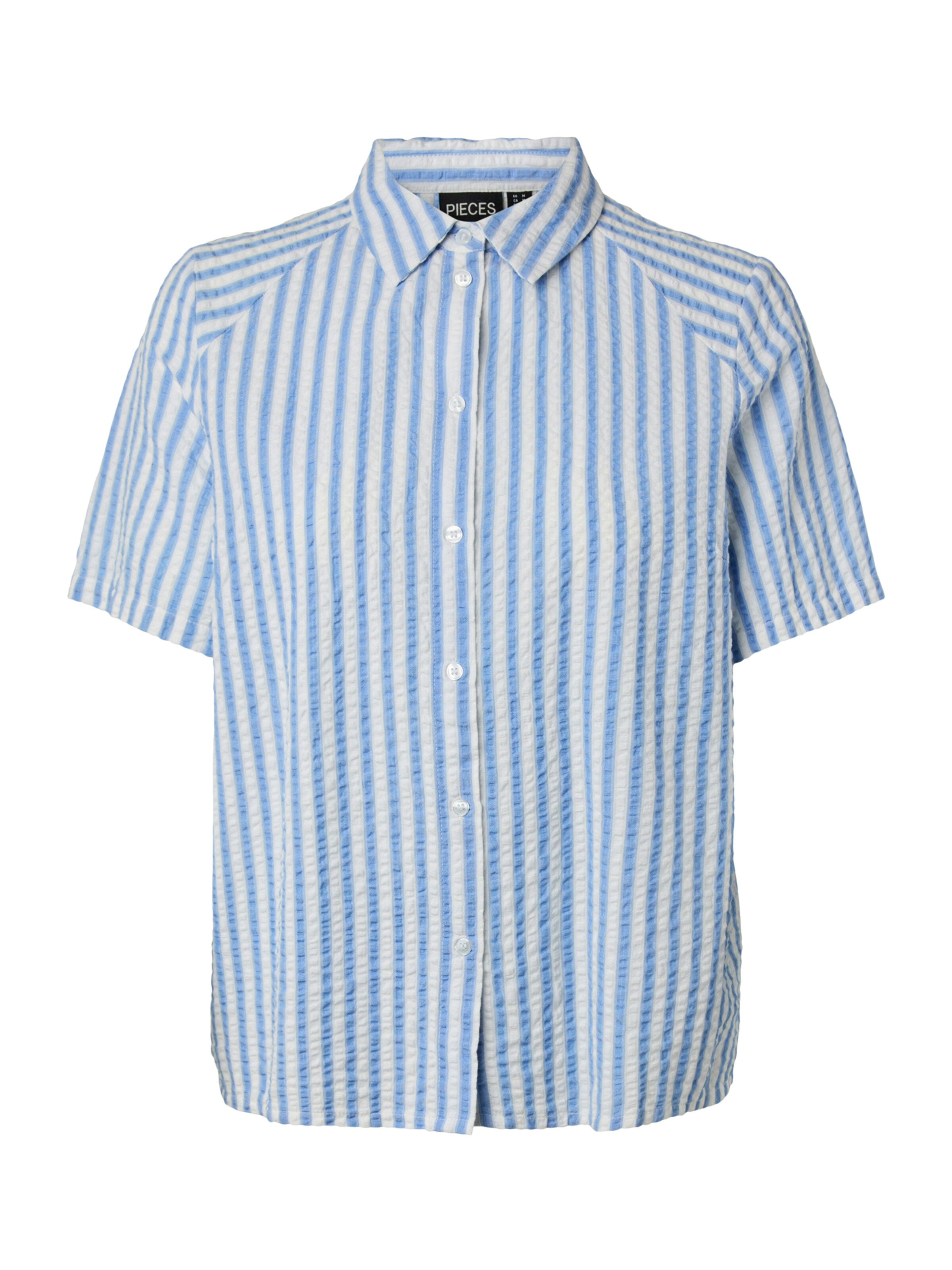 Chemisier 'PCSTINNA' PIECES en bleu : devant