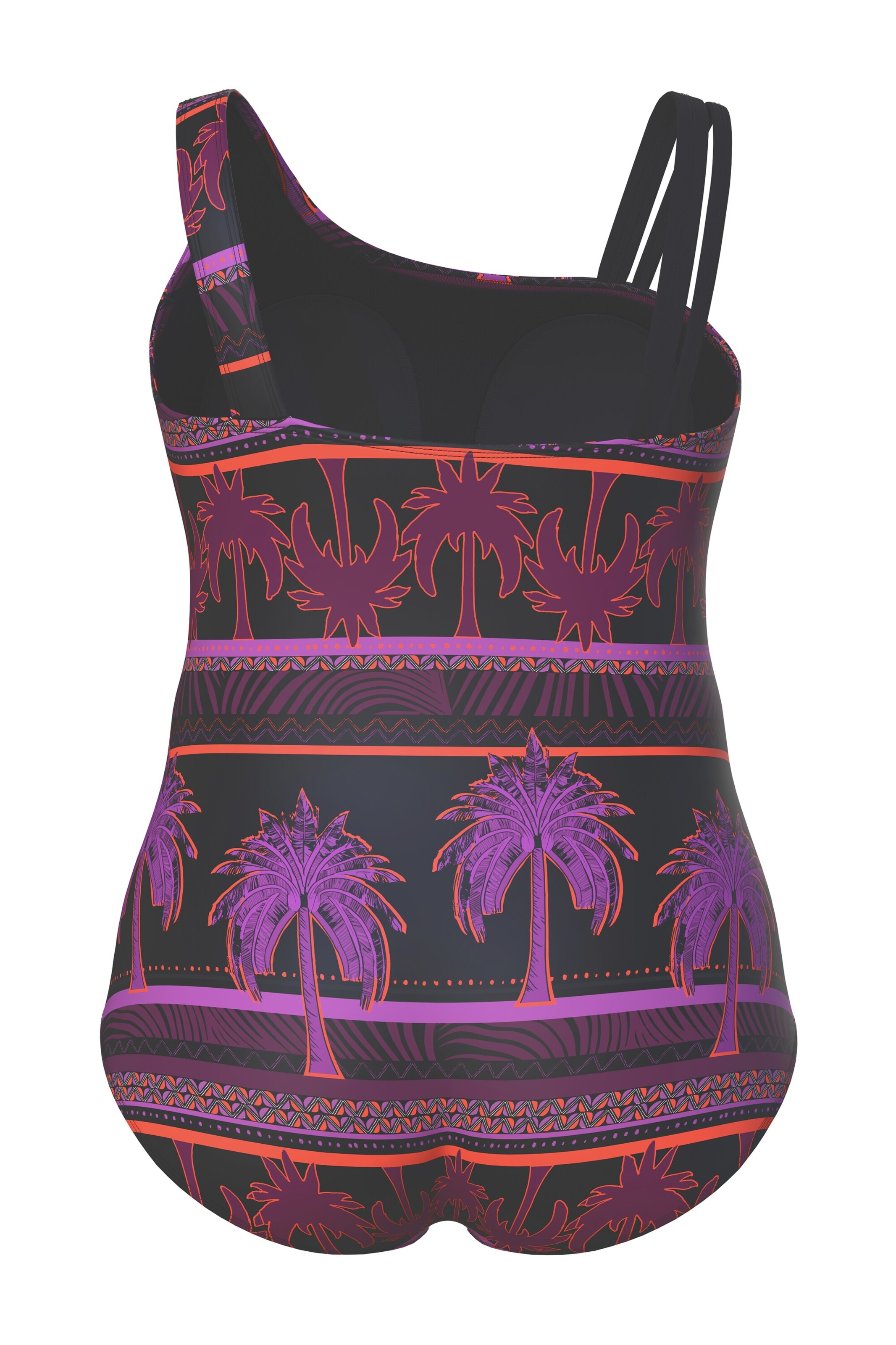 Ulla Popken Badeanzug in Schwarz