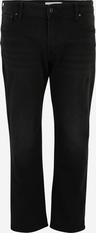 Jack & Jones Plus - regular Vaquero 'MIKE' en negro: frente