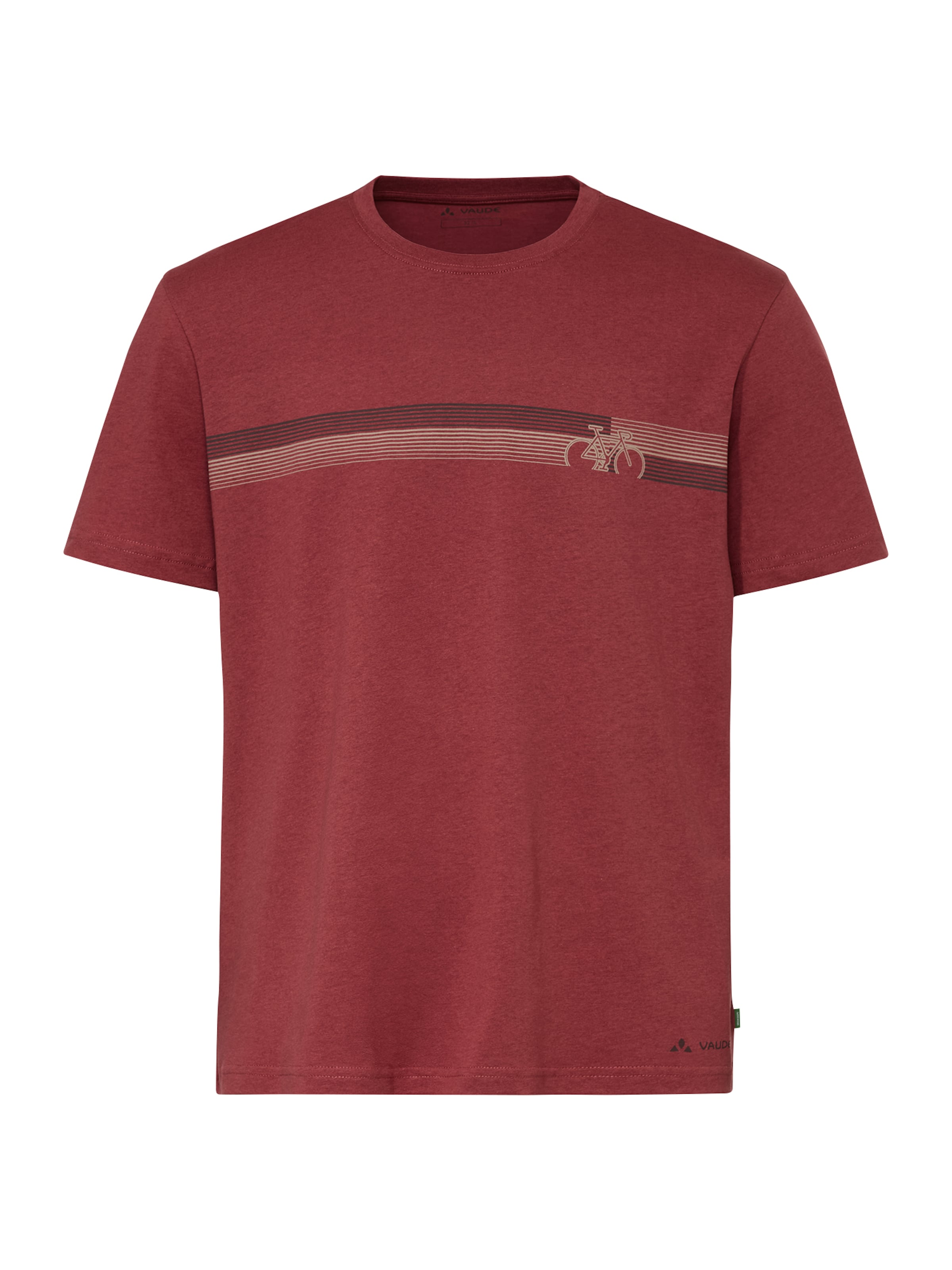 VAUDE Functioneel shirt in Rood: voorkant