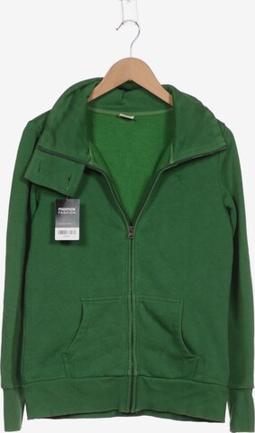 ESPRIT Sweatshirt & Zip-Up Hoodie in L in Green: front