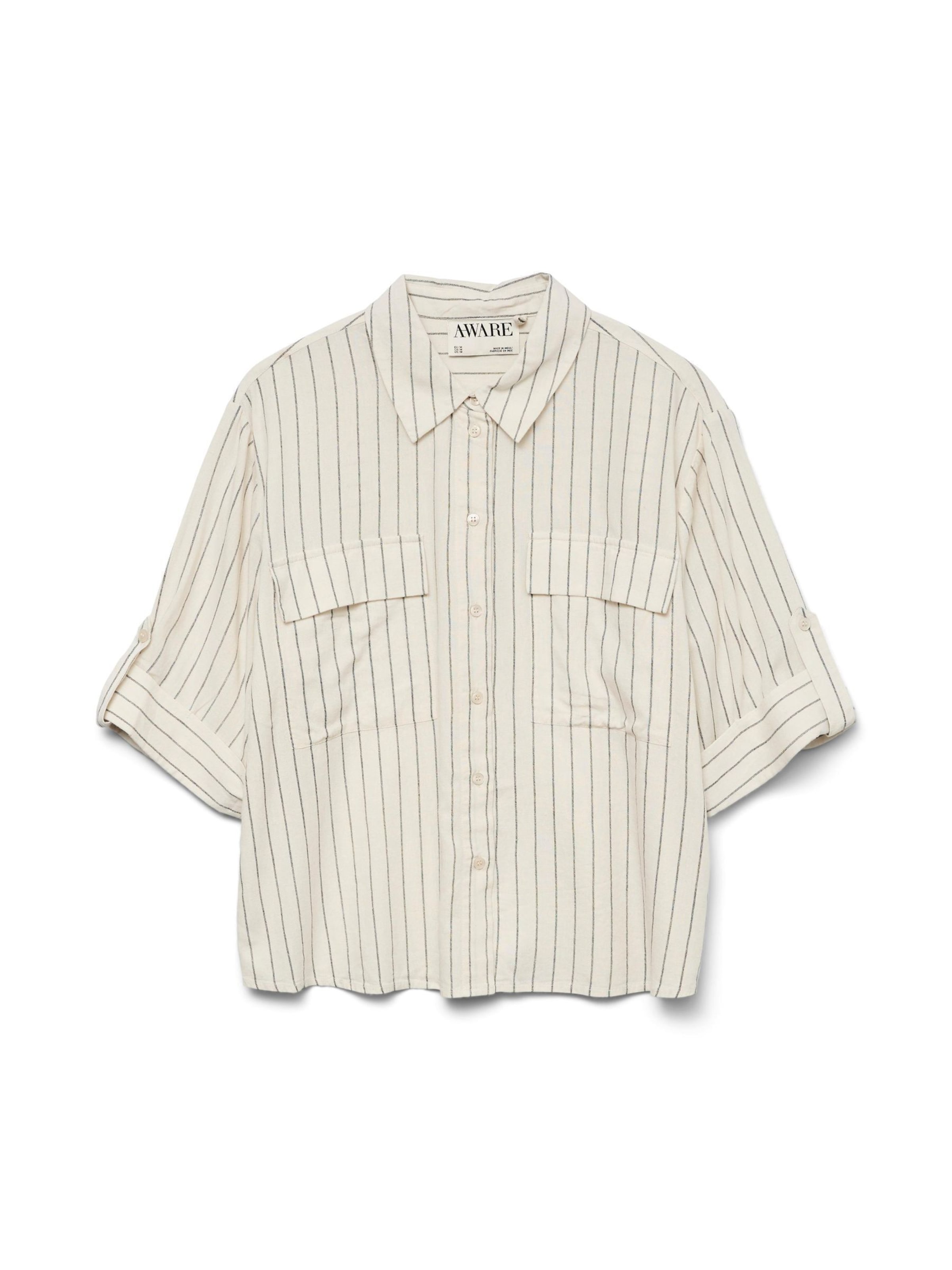 VERO MODA Bluse 'AWRyder' in Weiß: Vorderseite