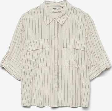 VERO MODA Bluse 'AWRyder' i hvid: forside