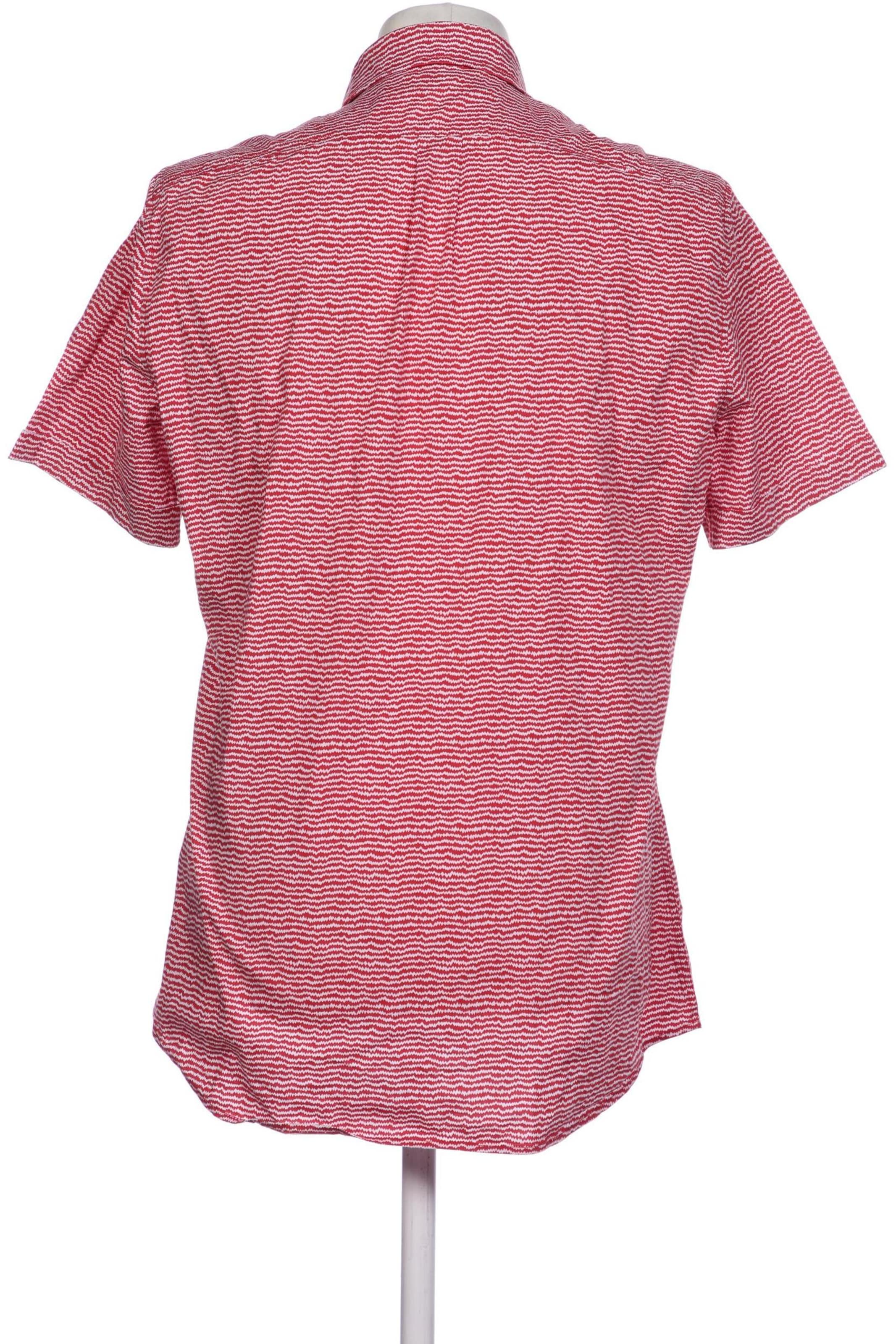 DIESEL Button Up Shirt in L in Red