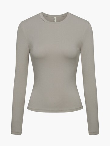 T-shirt 'Cotton Longsleeve' cfab (formerly creamy fabrics) en gris : devant