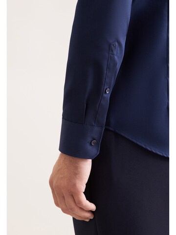 Coupe slim Chemise business SEIDENSTICKER en bleu