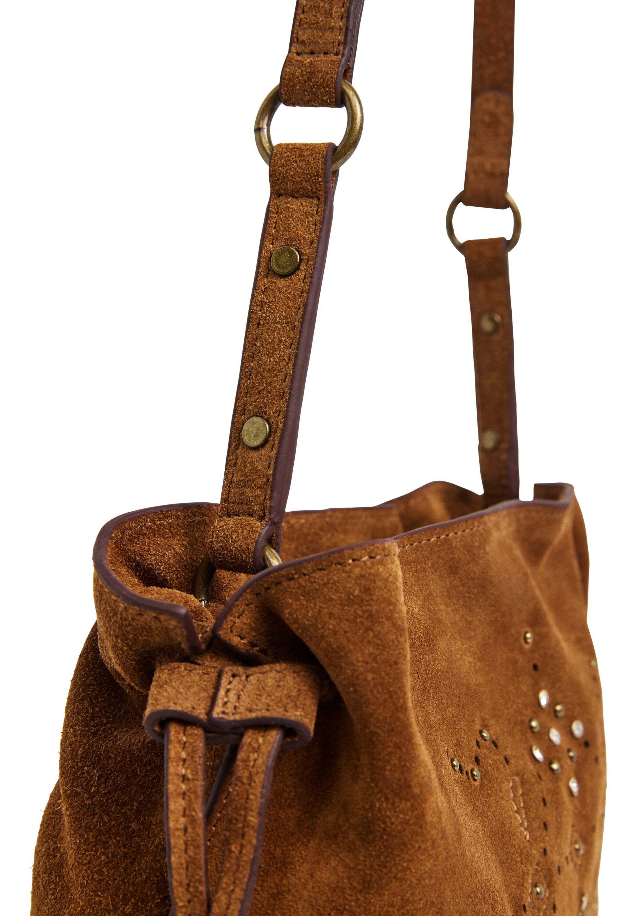 Pepe Jeans - Bolso saco 'Zeltia' en marrón