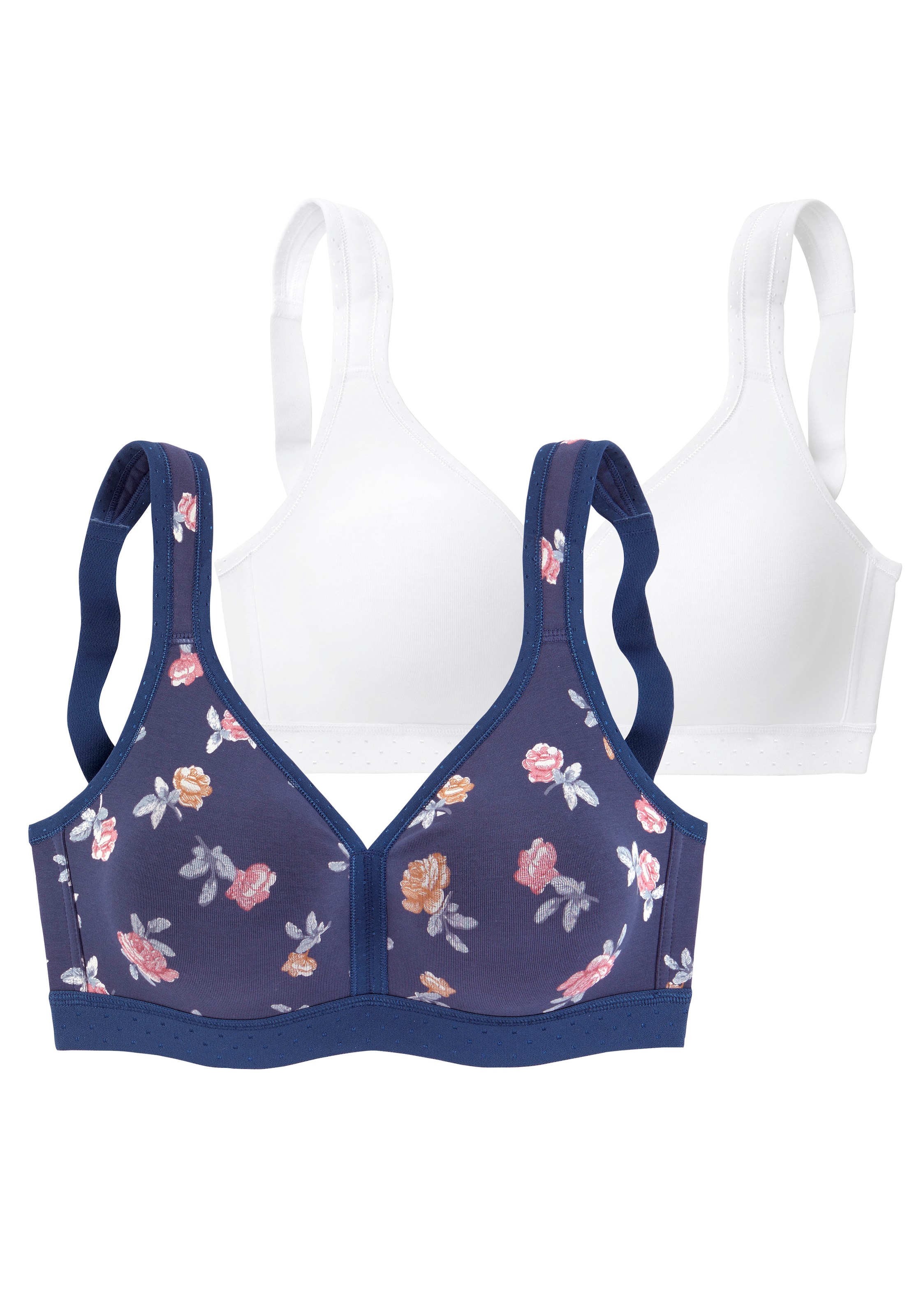 PETITE FLEUR Bra in Blue: front