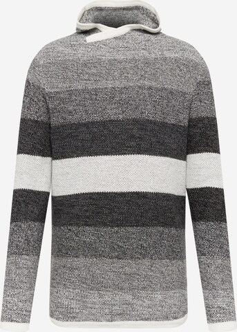 TOM TAILOR DENIM Sweater in Grey: front