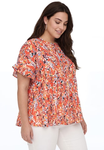 joella - Blusa en naranja: frente