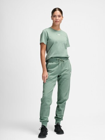 Hummel Tapered Workout Pants in Green