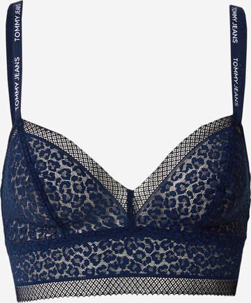 Tommy Jeans Bustier BH in Blauw: voorkant