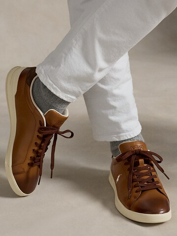 brūns Polo Ralph Lauren Zemie brīvā laika apavi