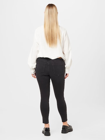 ONLY Carmakoma Skinny Jeans 'ANNA' in Zwart