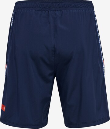 Hummel Regular Workout Pants in Blue