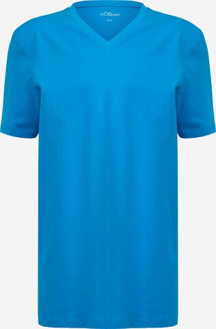 s.Oliver Men Tall Sizes Shirt in Blau: predná strana