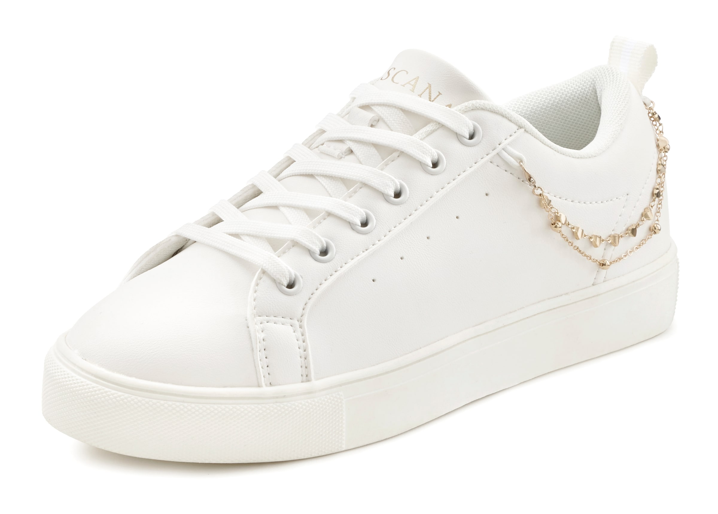 LASCANA Sneakers in White: front