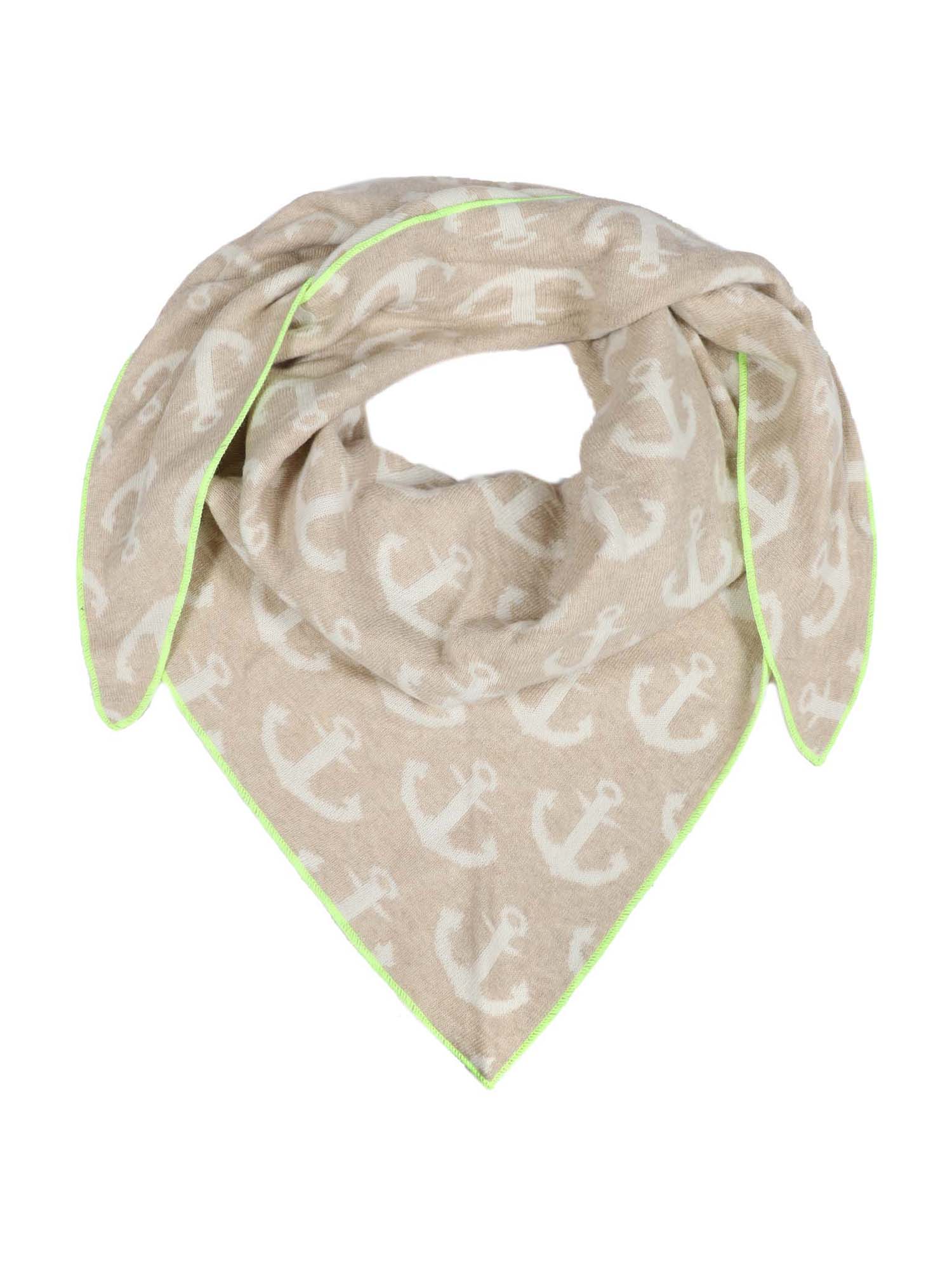 Zwillingsherz Foulard in Beige 