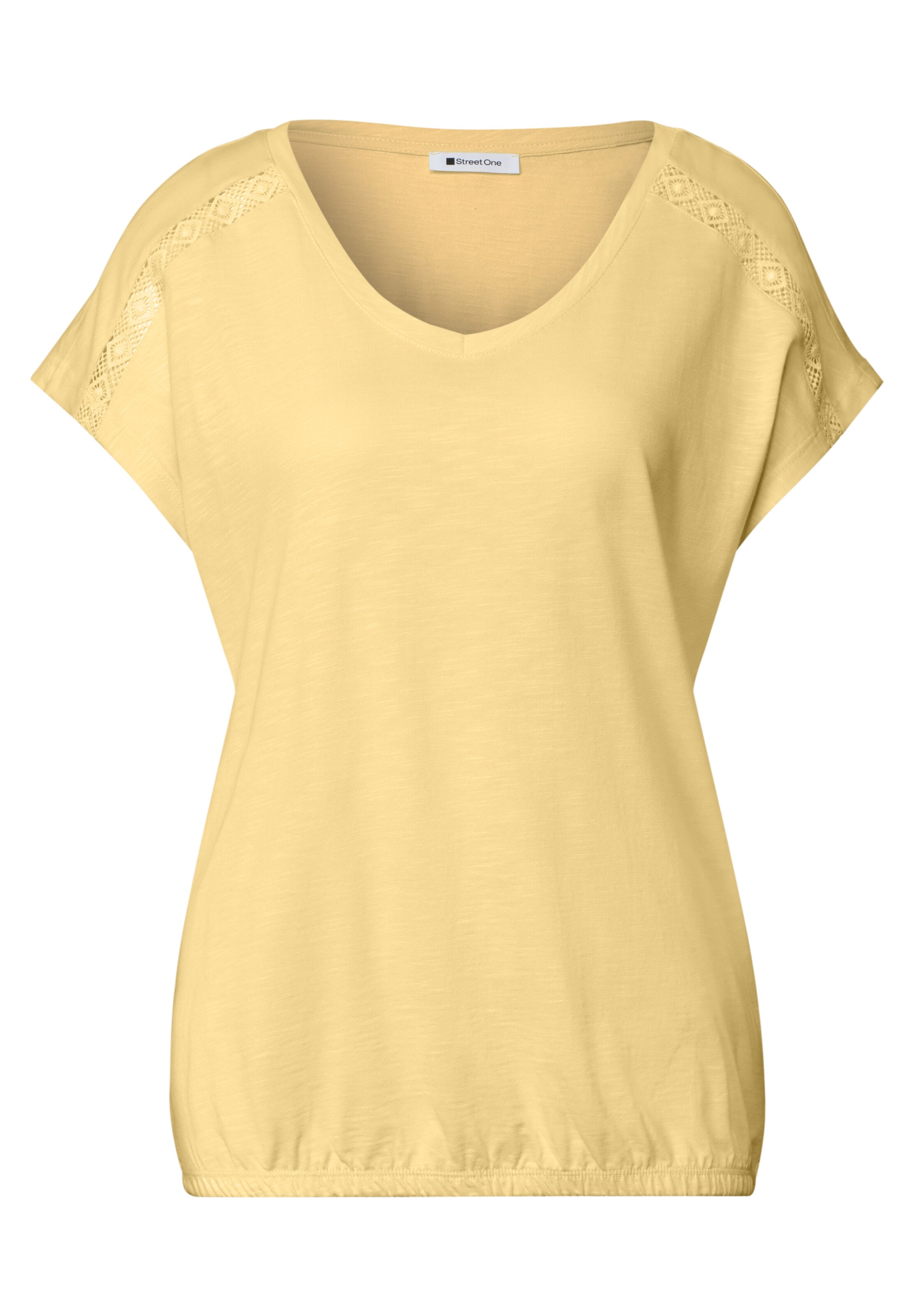 STREET ONE Shirt in Yellow: front