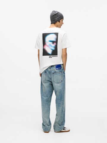 KARL LAGERFELD JEANS Voľný strih Džínsy - Modrá