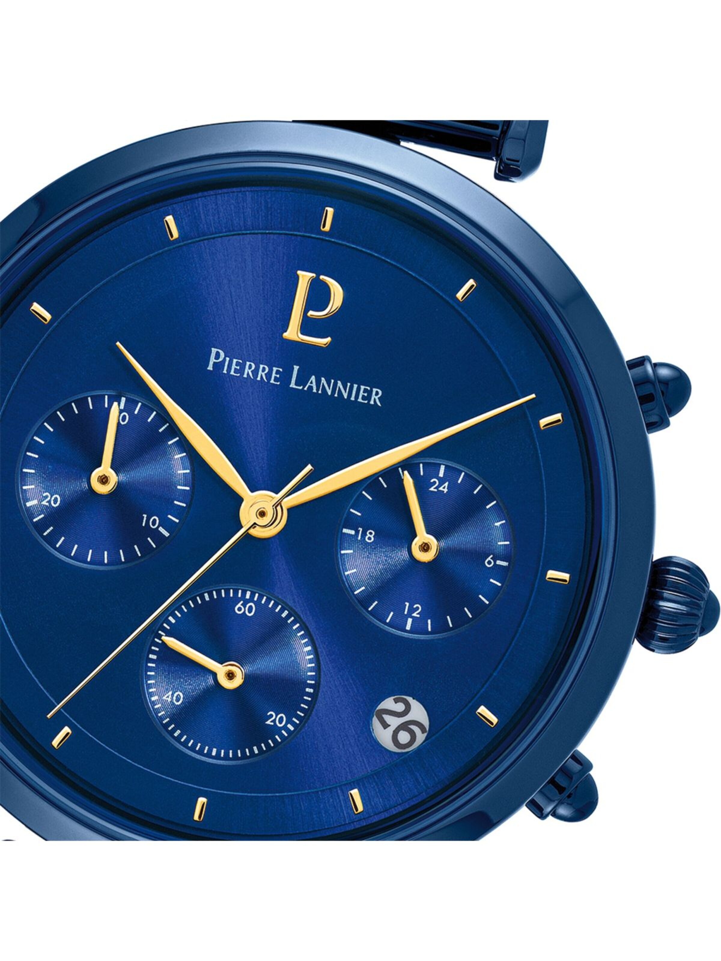Montre à affichage analogique Pierre Lannier en bleu