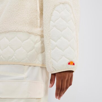 ELLESSE Kunstfelljacke 'Axamer' in Weiß