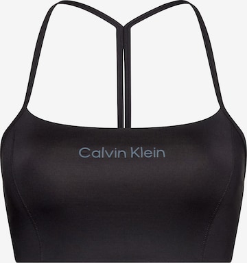 Calvin Klein Sport Bustier Sport-BH in Schwarz: predná strana