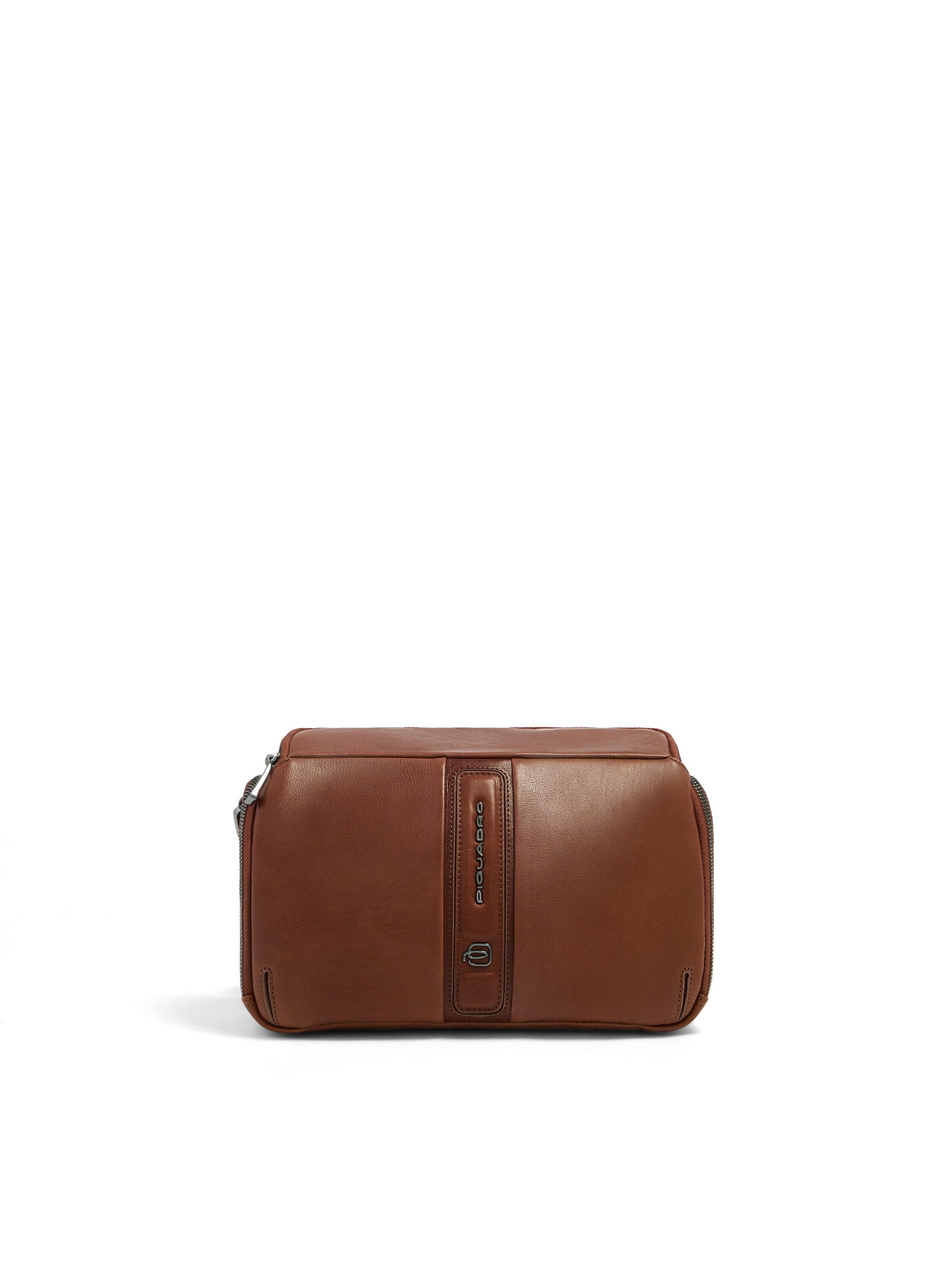 Piquadro Schoudertas in Bruin: voorkant