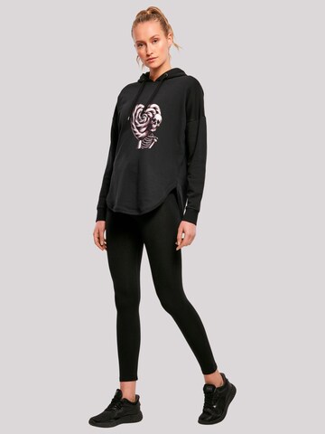 Sweat-shirt 'Süße Süßigkeiten Herzform Liebe' F4NT4STIC en noir