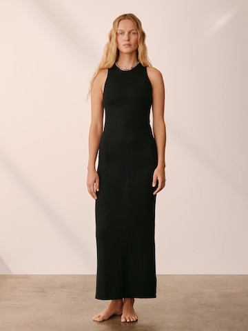 ABOUT YOU x Marie von Behrens - Vestido de punto 'May' en negro