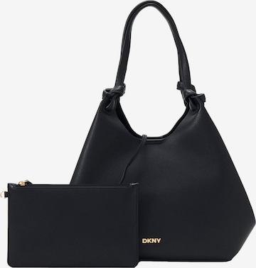 DKNY Skuldertaske 'PAULA MD' i sort: forside