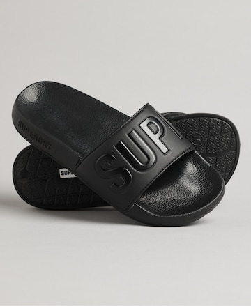 Superdry Beach & Pool Shoes in Black