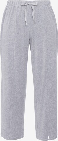 Pantalon de pyjama Ulla Popken en gris : devant