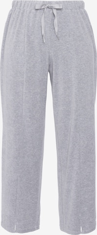 Ulla Popken - Calças de pijama em cinzento: frente