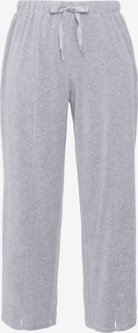 Pantalon de pyjama Ulla Popken en gris : devant