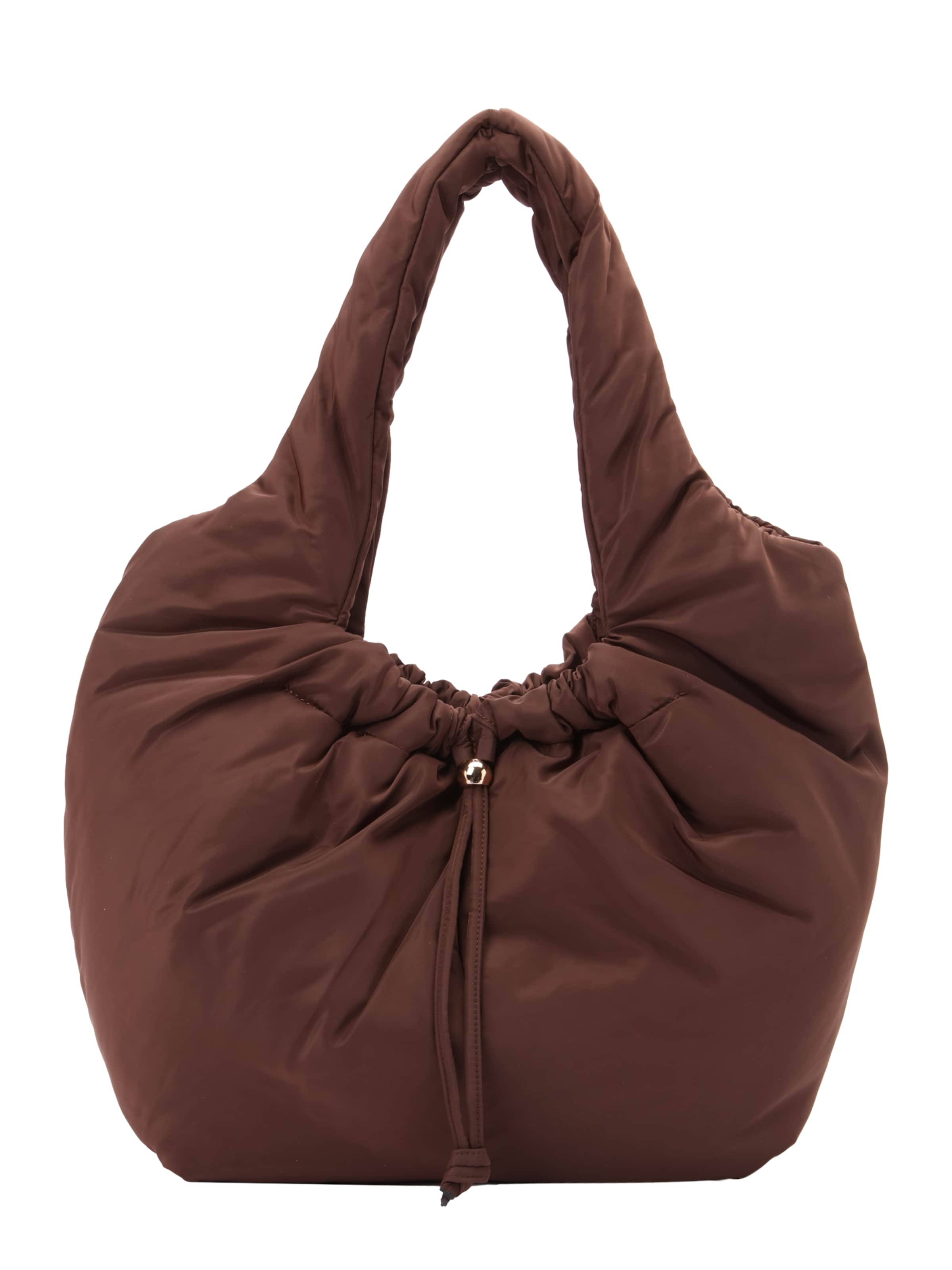 TOPSHOP - Mala de ombro em castanho: frente