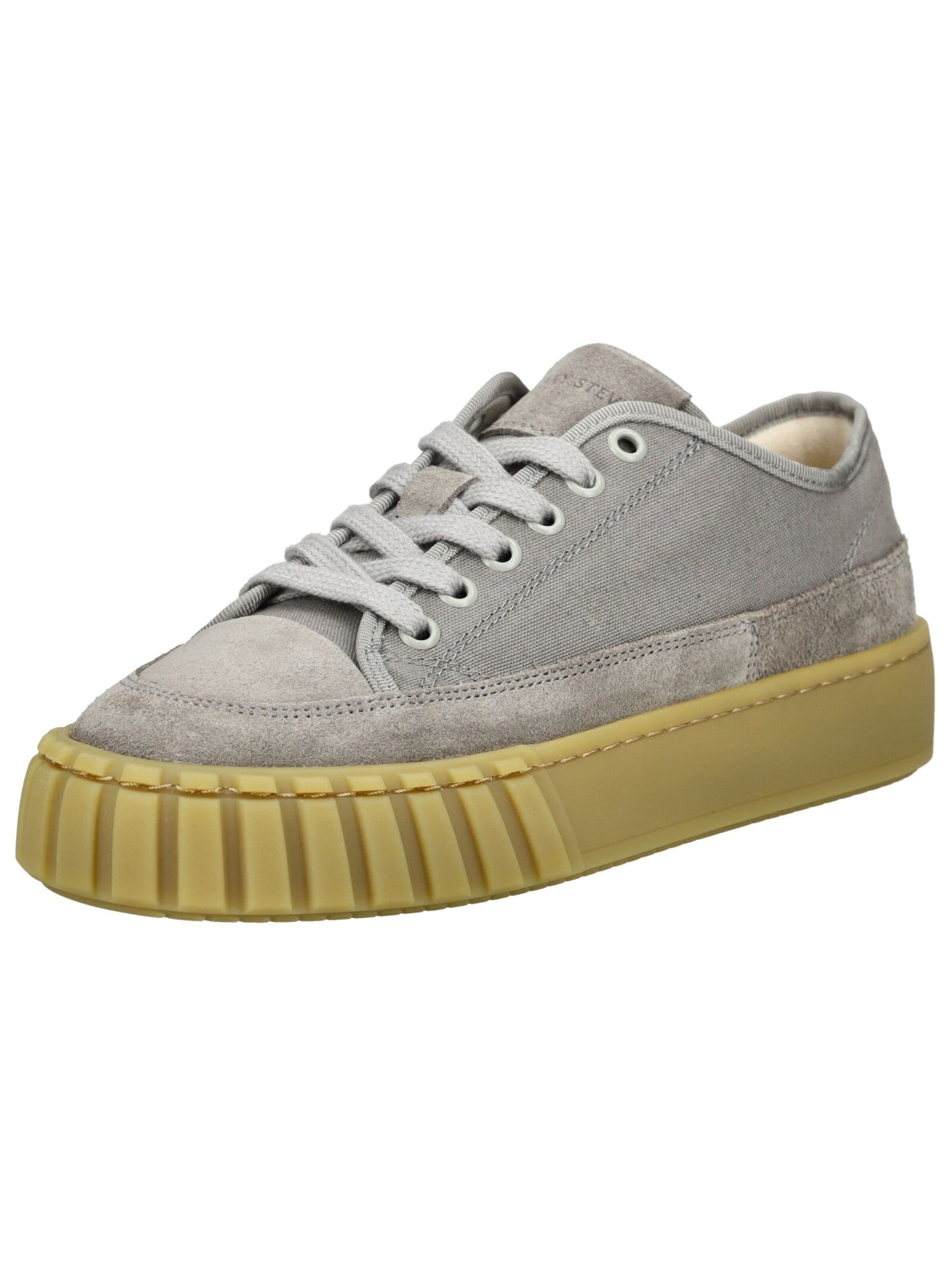 Baskets basses Sneaky Steve en gris : devant