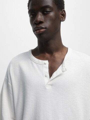 T-Shirt Pull&Bear en blanc