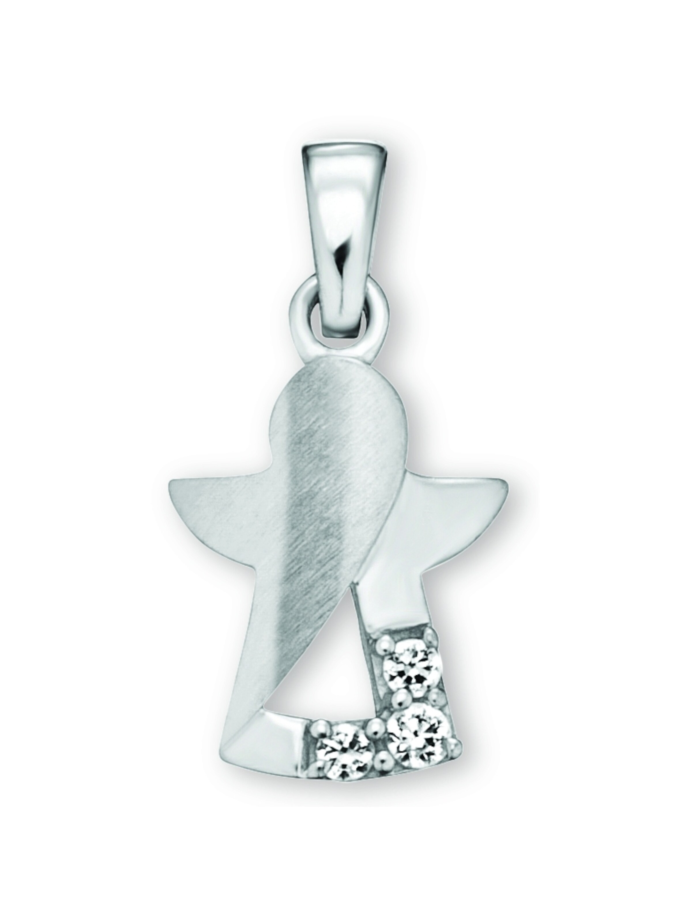 ONE ELEMENT Jewelry 'Engel' in Silver: front