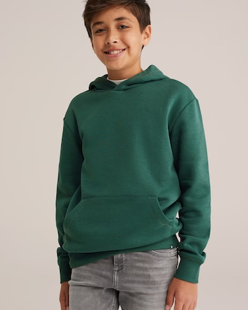 WE Fashion Sweatshirt in Green: front