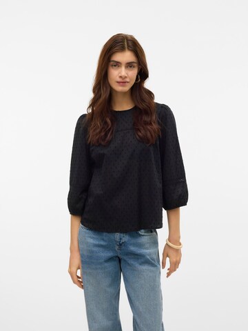 VERO MODA Bluse 'VMTrine' i sort: forside