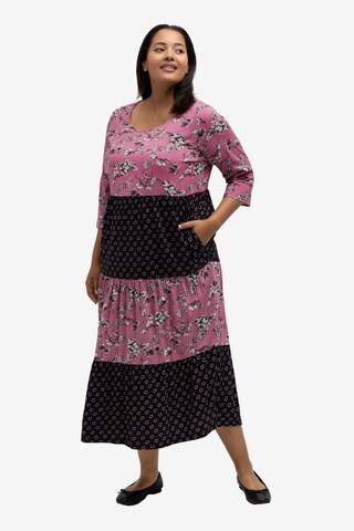 Robe Ulla Popken en rose : devant