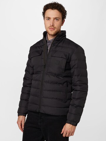 Petrol Industries Between-Season Jacket in Black: front