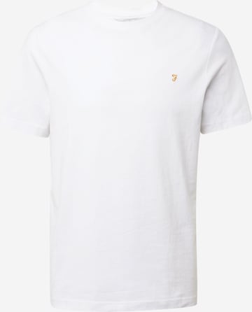FARAH Koszulka 'DANNY' w kolorze biały: przód