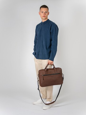 still Nordic Document Bag 'Clean Brief' in Brown