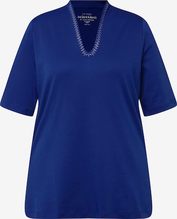 Ulla Popken T-Shirt in Blau: Vorderseite