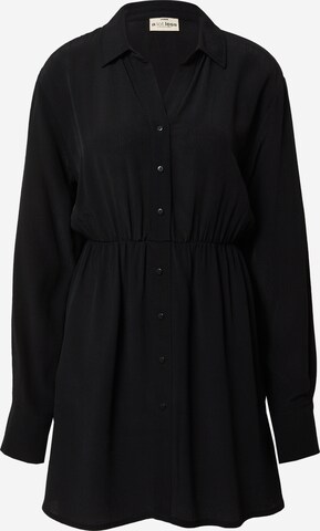 A LOT LESS Платье-рубашка 'Delia' в Черный: спереди