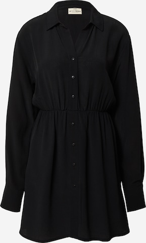 A LOT LESS Shirt Dress 'Delia' in Black: front