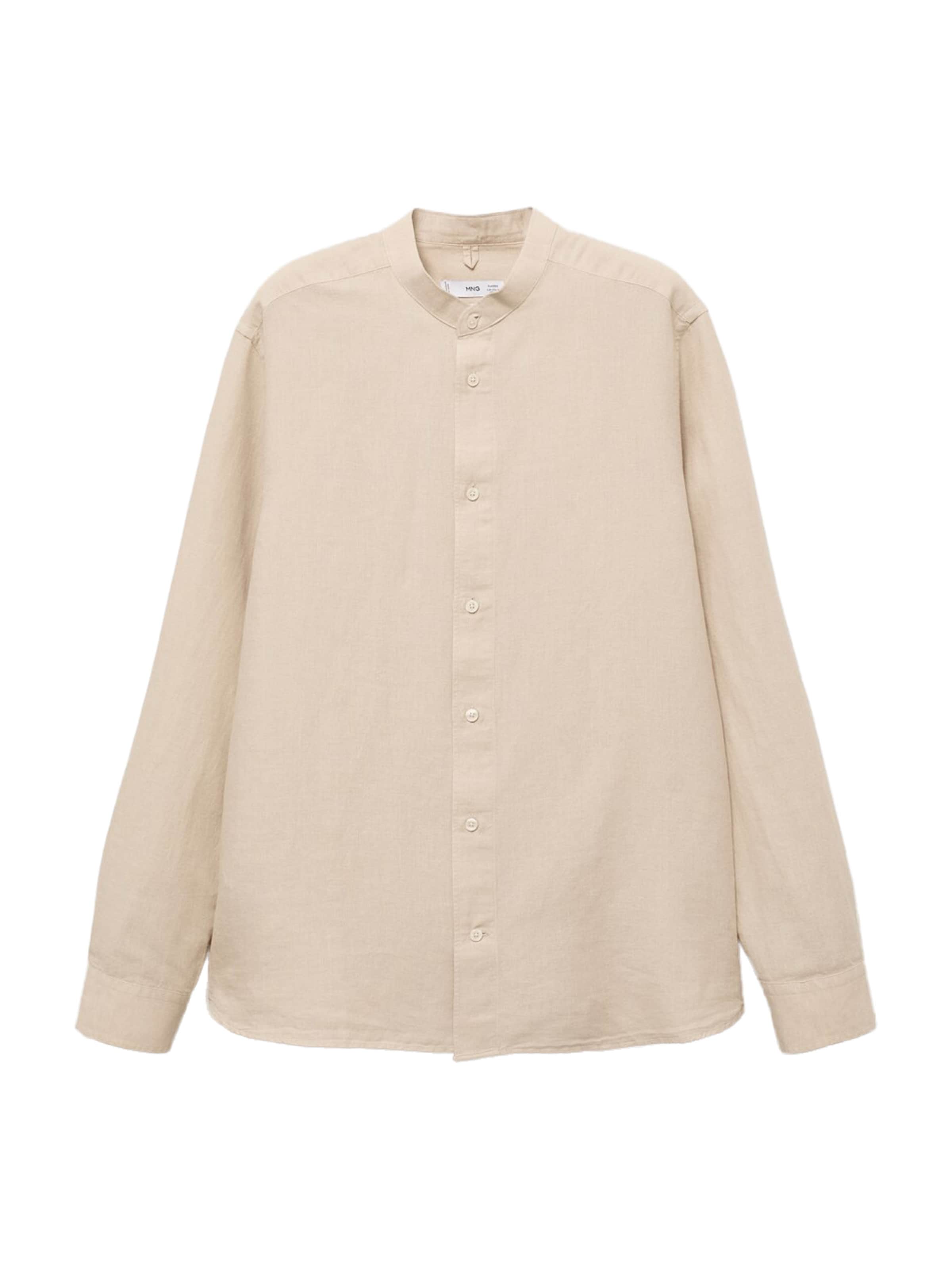MANGO MAN Regular fit Overhemd 'Chennai' in Beige: voorkant
