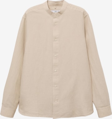 Chemise 'Chennai' MANGO MAN en beige : devant